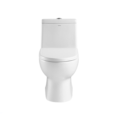 400mm One Piece Toilets 1.3 GPF Single Flush Elongated Toilets