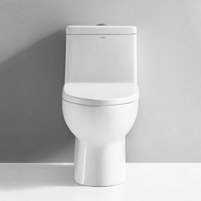 One Piece Elongated Skirted Toilet White 3.5L S Trap 305mm
