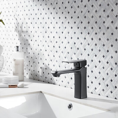 ARROW Modern Design Chrome Bathroom Vanity Faucet with Ceramic Cartridge Single Hole Deck Mounted Basin Mixer Faucet