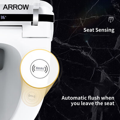 ARROW Modern Smart Toilet with Siphon Flushing Heated Seat and Nozzle Self-cleaning Intelligent Bidet Toilet