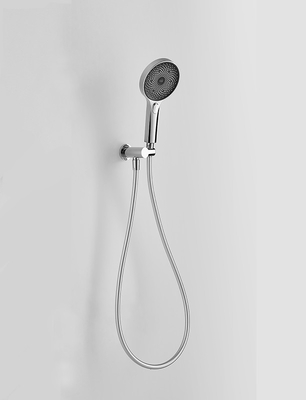 Brass Shower Set Built-in Bath Shower System Easy Clean Rainfall Round Head Shower With Faucet